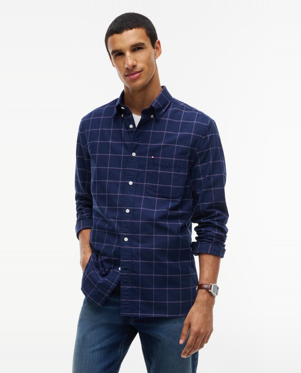 Camisa de caballero tipo Oxford estampada - Tommy Hilfiger - Multicolor Multicolor-1