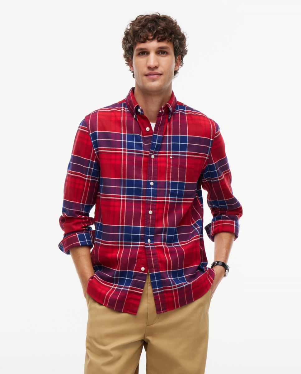Camisa de caballero de franela estampada - Tommy Hilfiger - Multicolor Multicolor-1