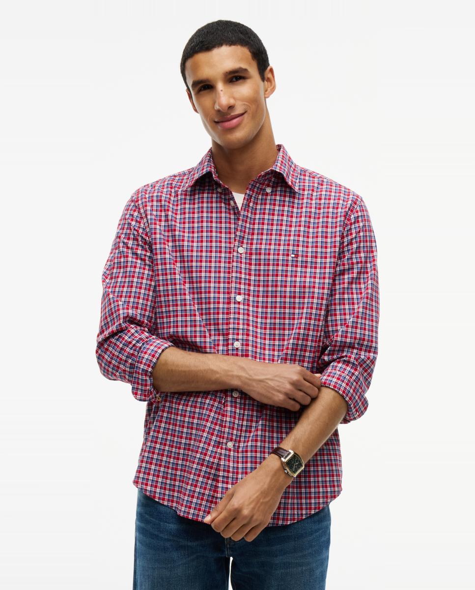 Camisa de caballero de popelín estampada - Tommy Hilfiger - Multicolor Multicolor-1