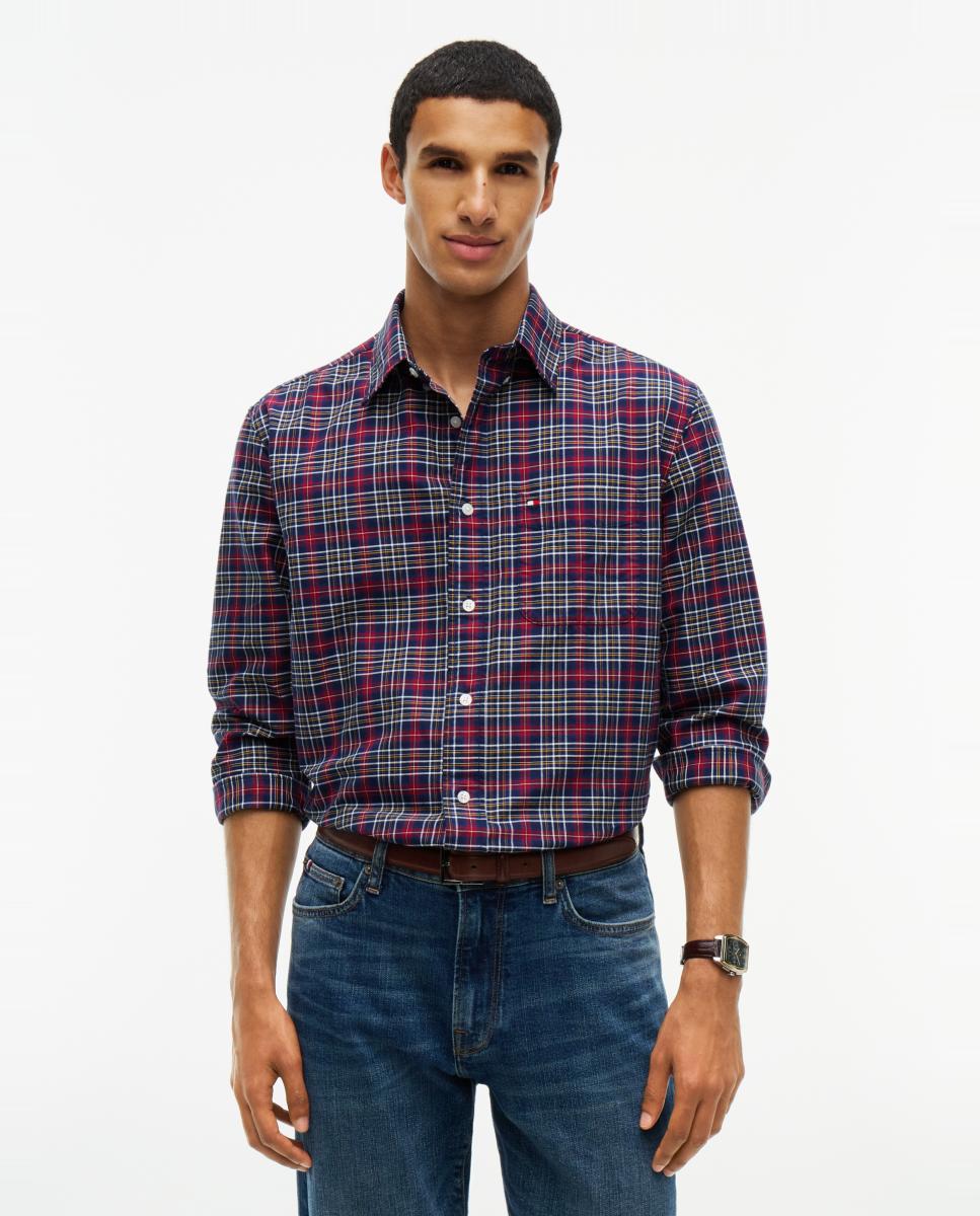 Imagem 0 de Camisa Tipo Oxford Estampada