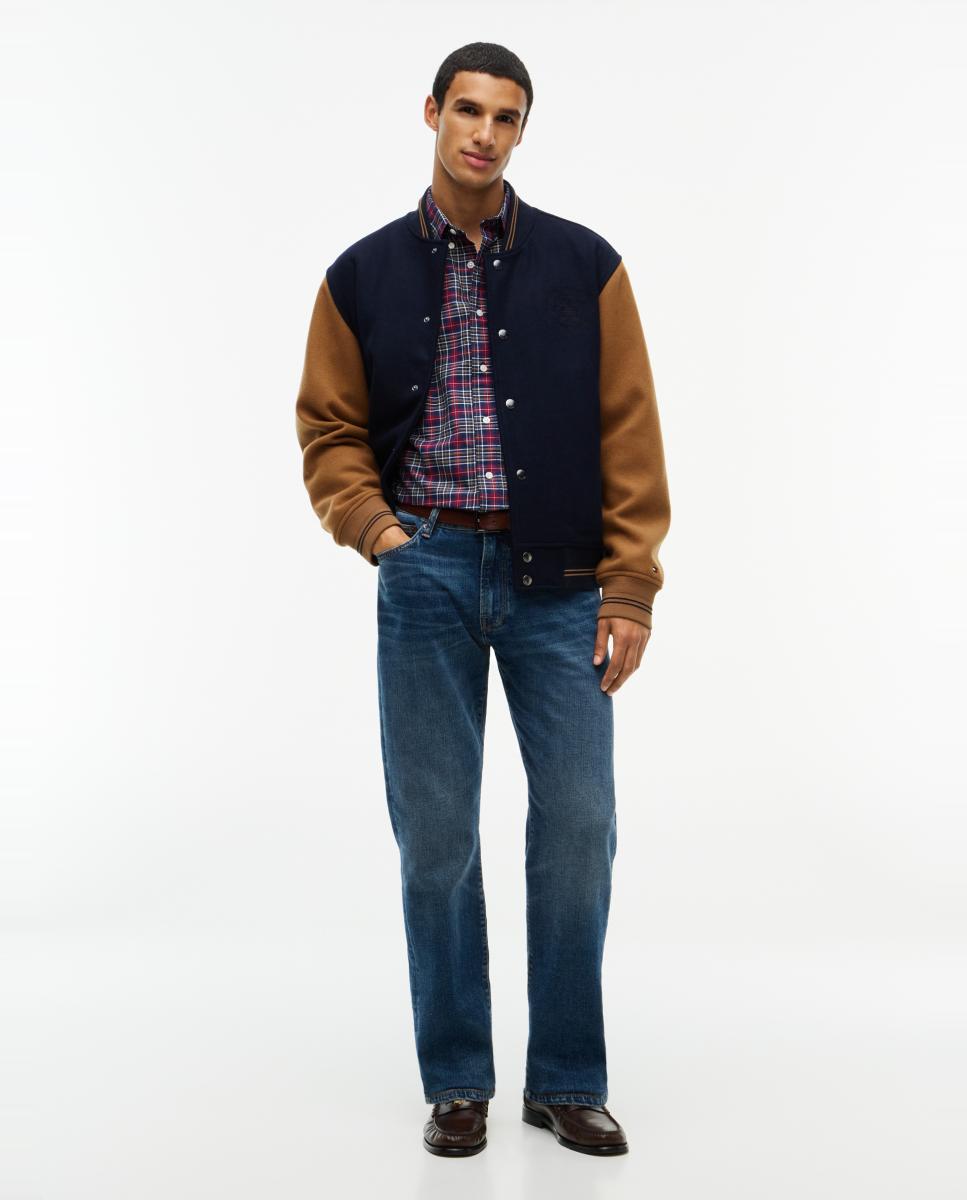 Camisa Tipo Oxford Estampada Multicolor-5