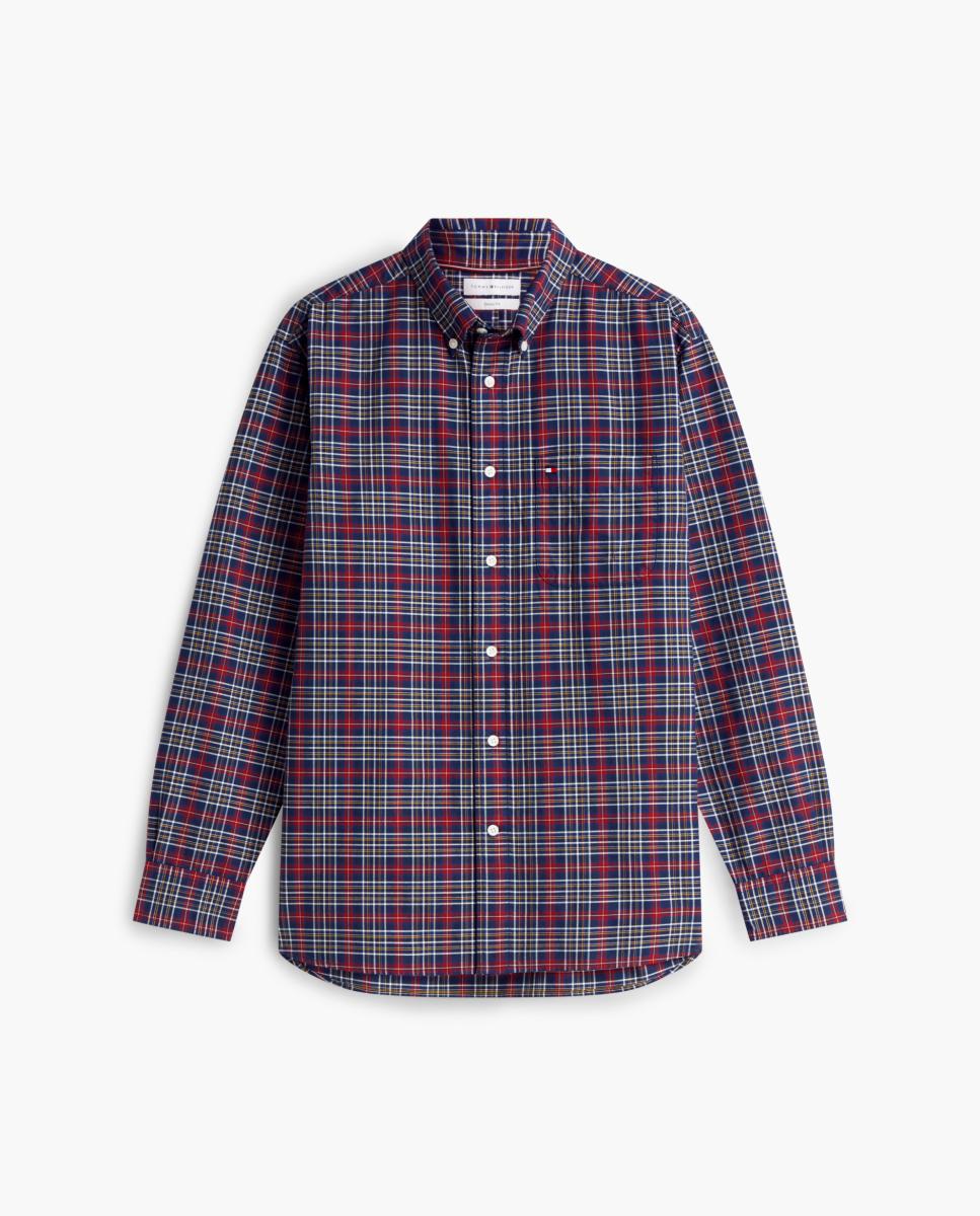 Camisa Tipo Oxford Estampada Multicolor-4