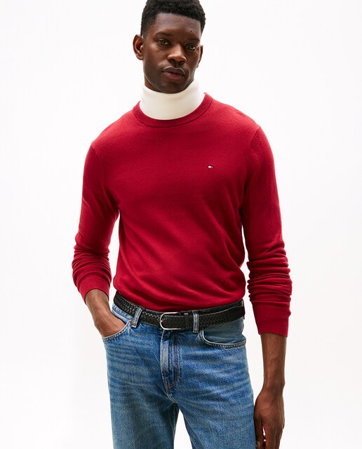 Imagen 0 de Jersey de caballero liso con cuello redondo