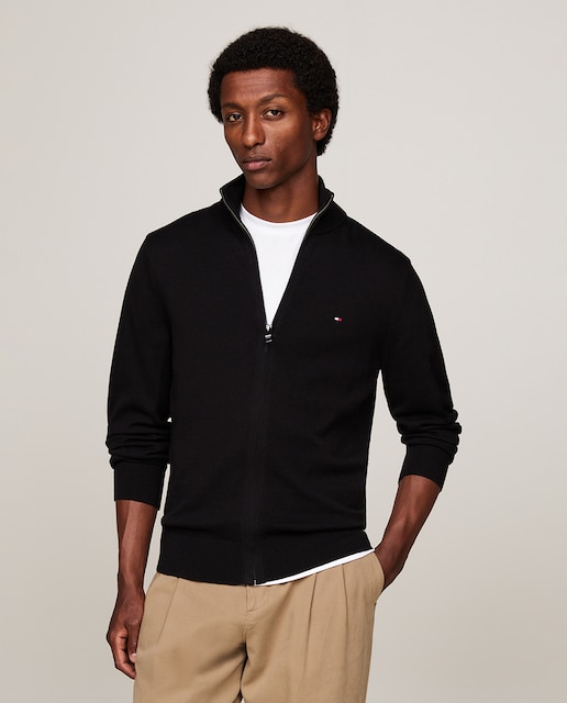 Imagem 0 de Camisola de Malha Lisa com Fecho de Correr Inteiro