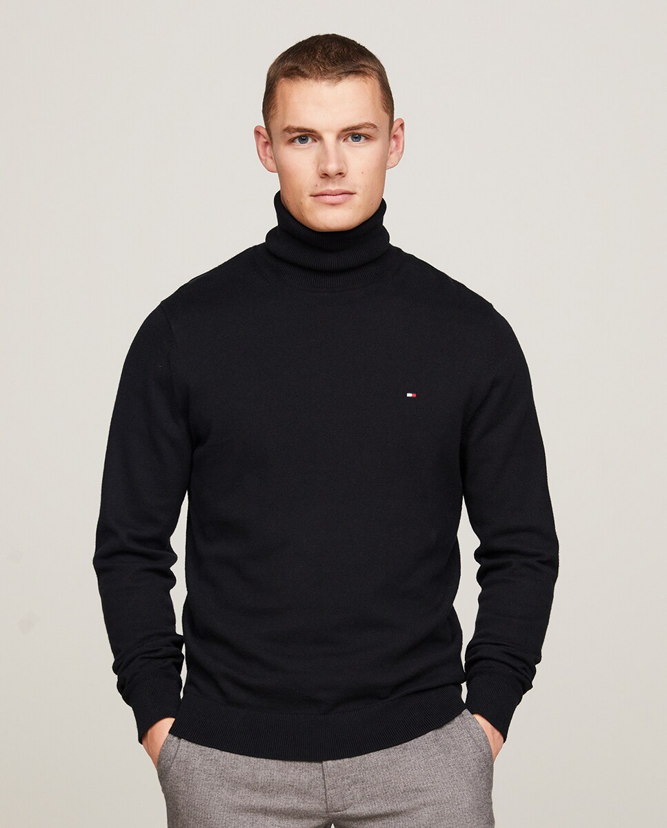Jersey de hombre liso con cuello alto · Tommy Hilfiger · El Corte