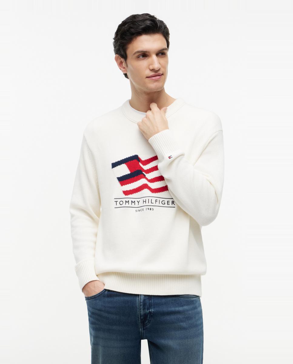 Imagem 0 de Camisola de Malha de Algodão com Bandeira XL Bordada