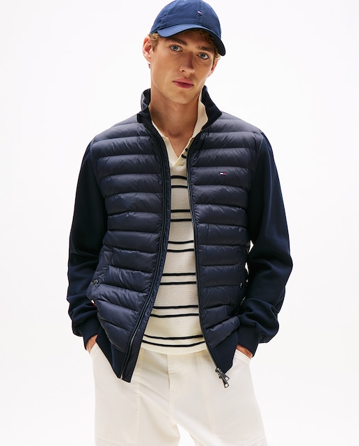 Imagen 0 de Mixed media con cuerpo acolchado y cierre de cremallera de hombre