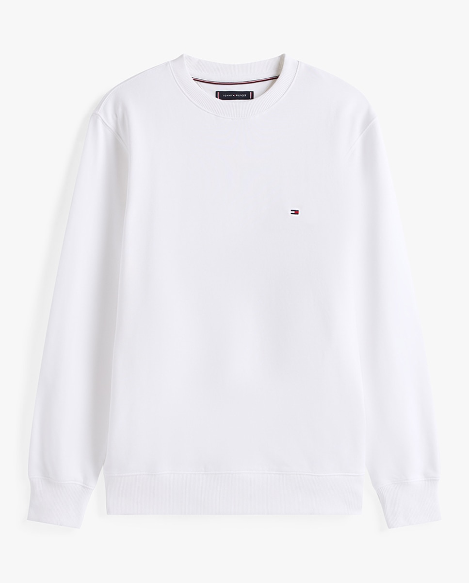 Sudadera de hombre essential sin capucha - Tommy Hilfiger - Blanco Blanco-4
