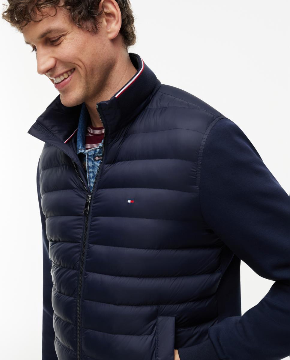 Chaqueta de caballero acolchada e híbrida - Tommy Hilfiger - Azul marino Azul marino-3