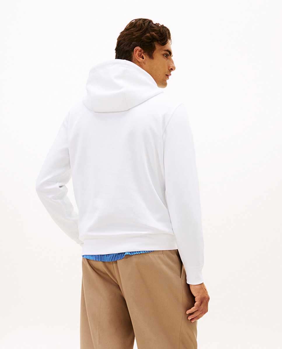 Sudadera de caballero con capucha sin cremallera - Tommy Hilfiger - Blanco Blanco-2