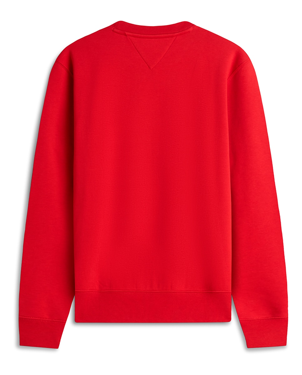 Sweatshirt sem Capuz nem Fecho de Correr Vermelho-5