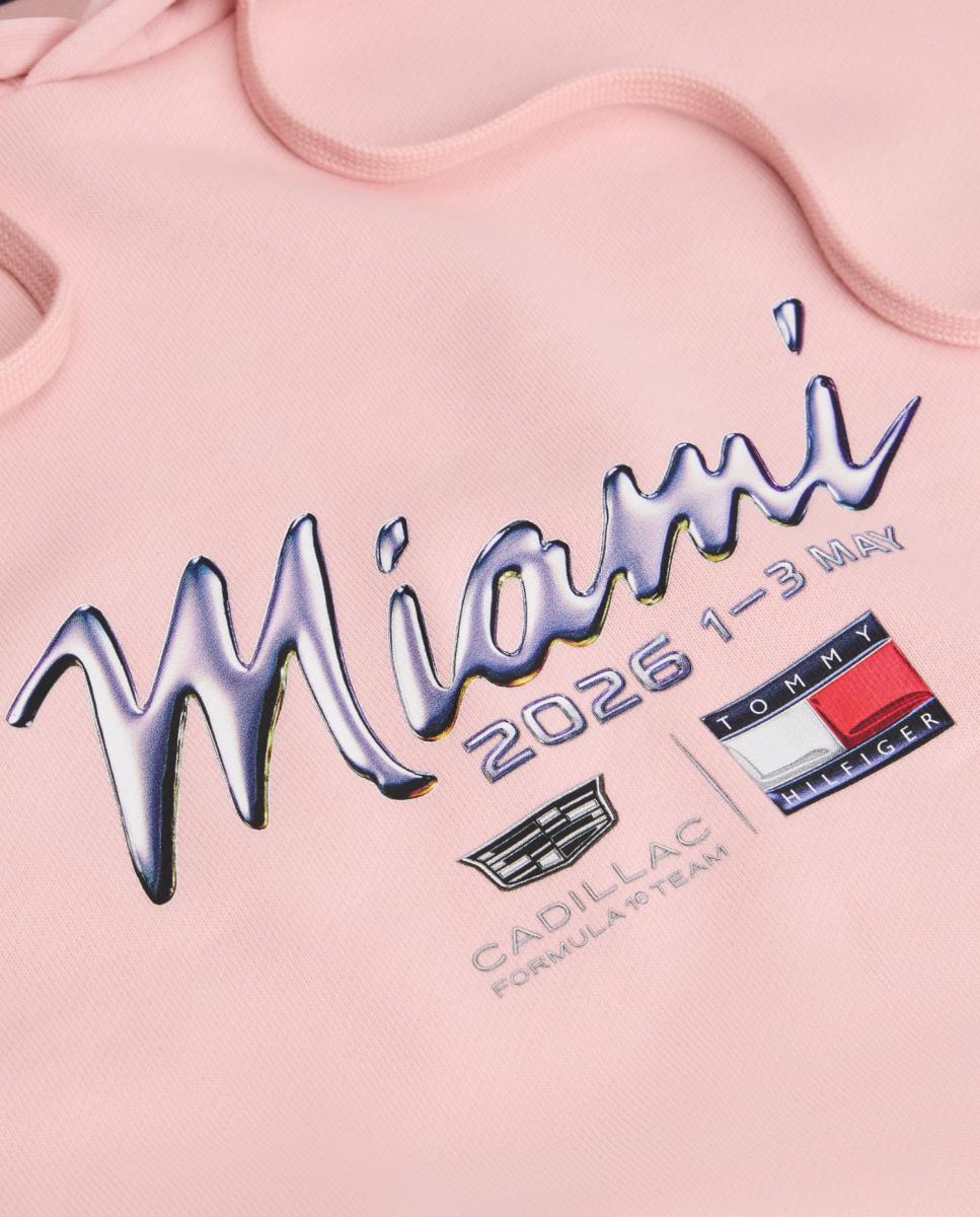 Sweatshirt com Capuz da Cápsula Cadillac Rosa-4