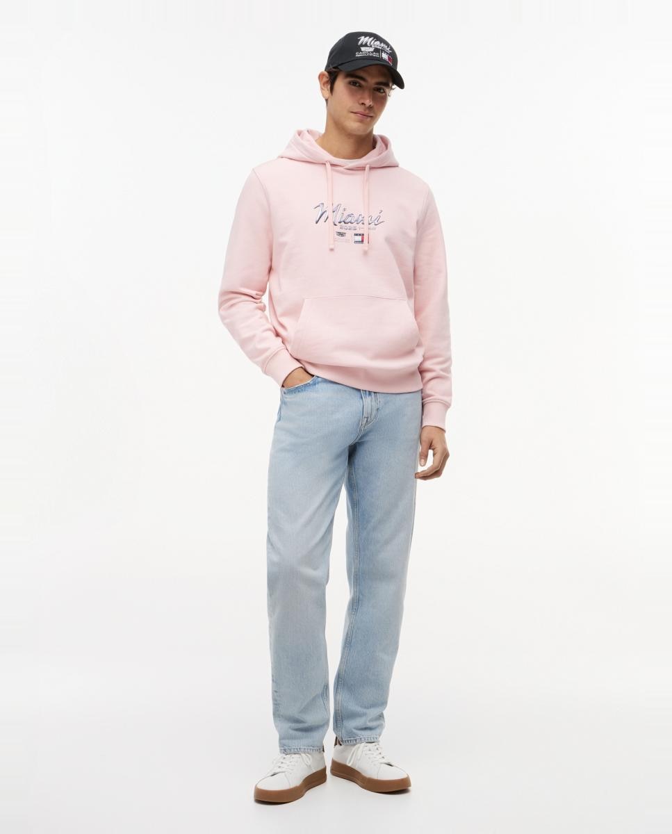 Sweatshirt com Capuz da Cápsula Cadillac Rosa-7