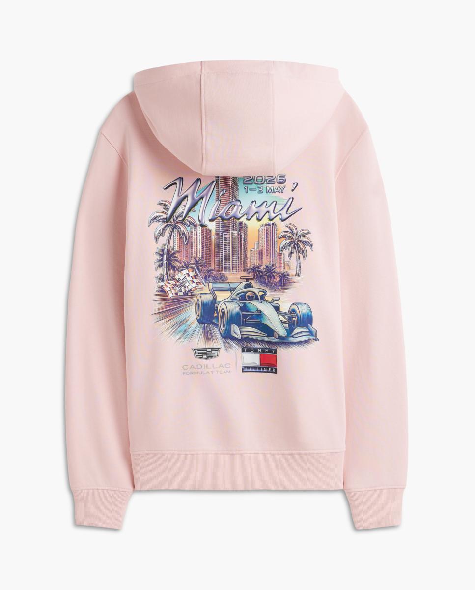 Sweatshirt com Capuz da Cápsula Cadillac Rosa-6