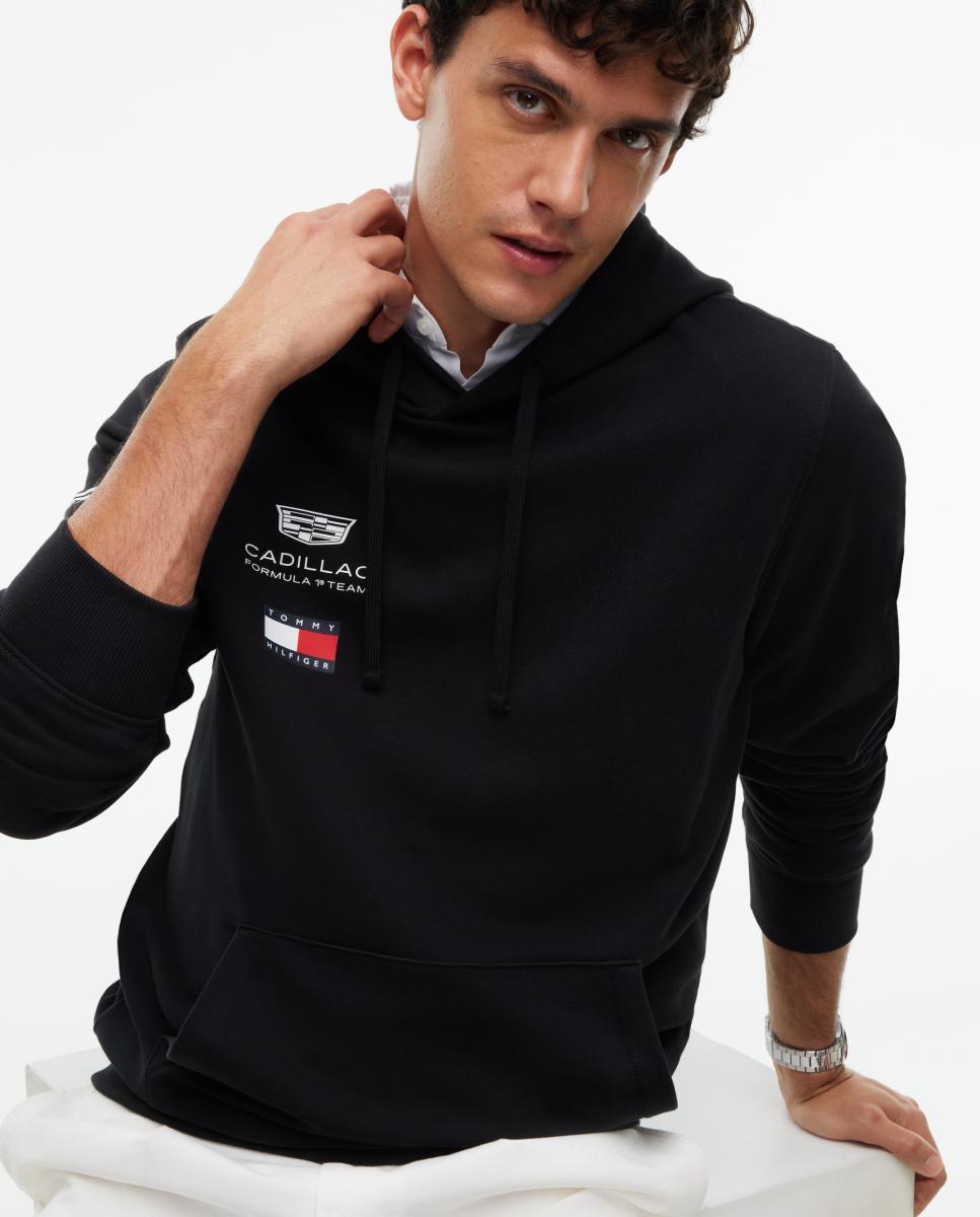 Sweatshirt com Capuz da Cápsula Cadillac Preto-3