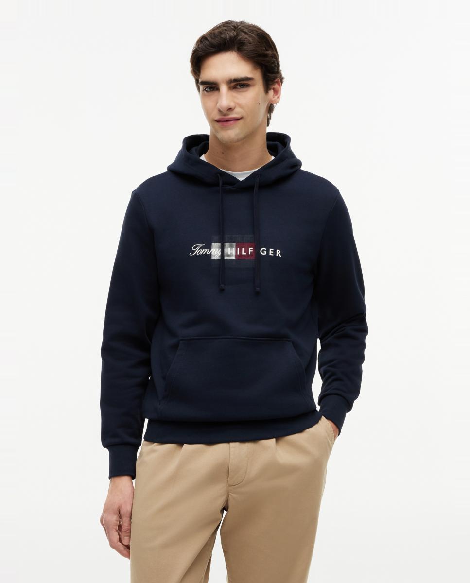Tommy Hilfiger - Sudadera de caballero con capucha.