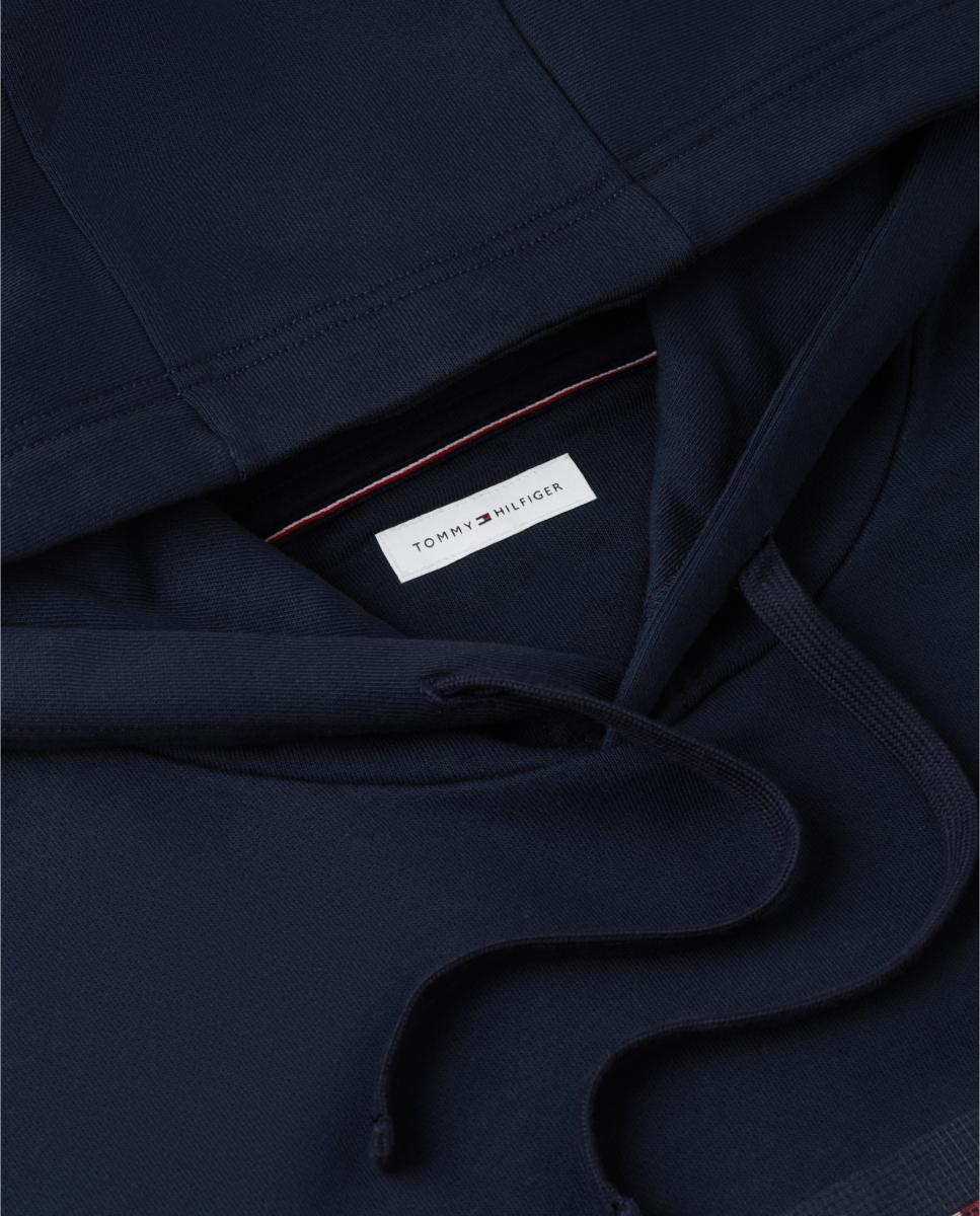 Sudadera de caballero con capucha - Tommy Hilfiger - Azul marino Azul marino-6
