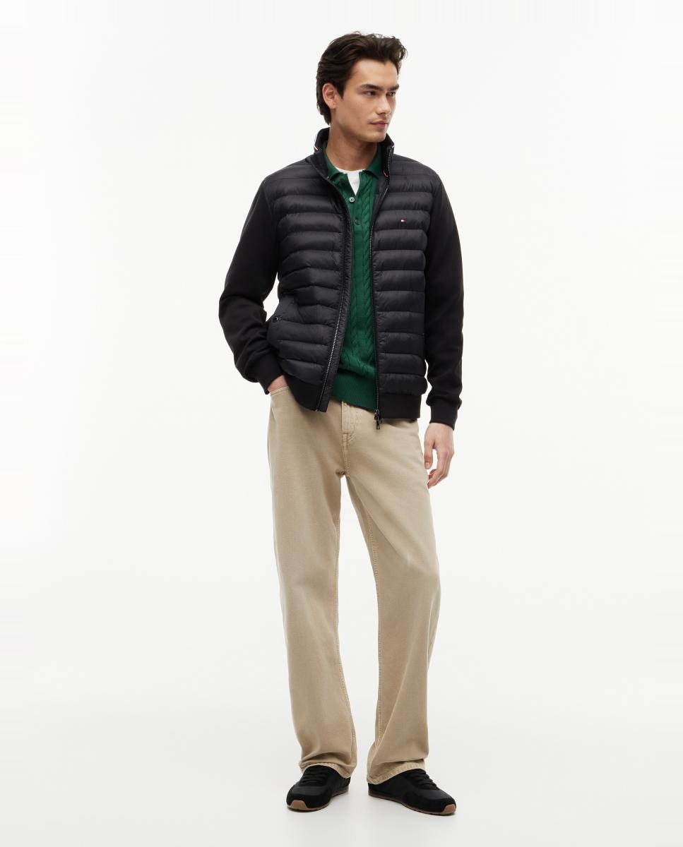 Chaqueta de caballero acolchada e híbrida - Tommy Hilfiger - Negro Negro-8