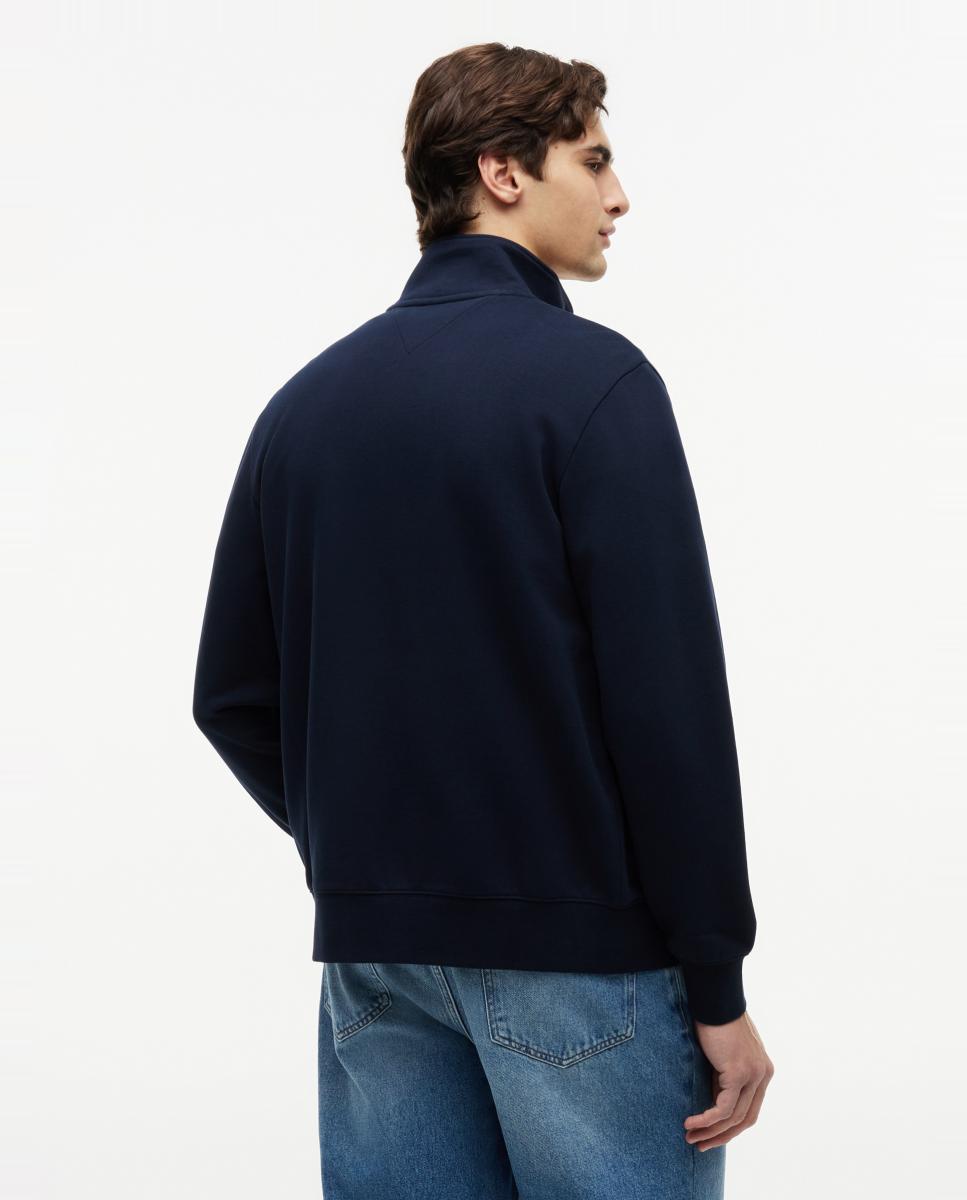 Sudadera de caballero con cierre de cremallera - Tommy Hilfiger - Azul marino Azul marino-2