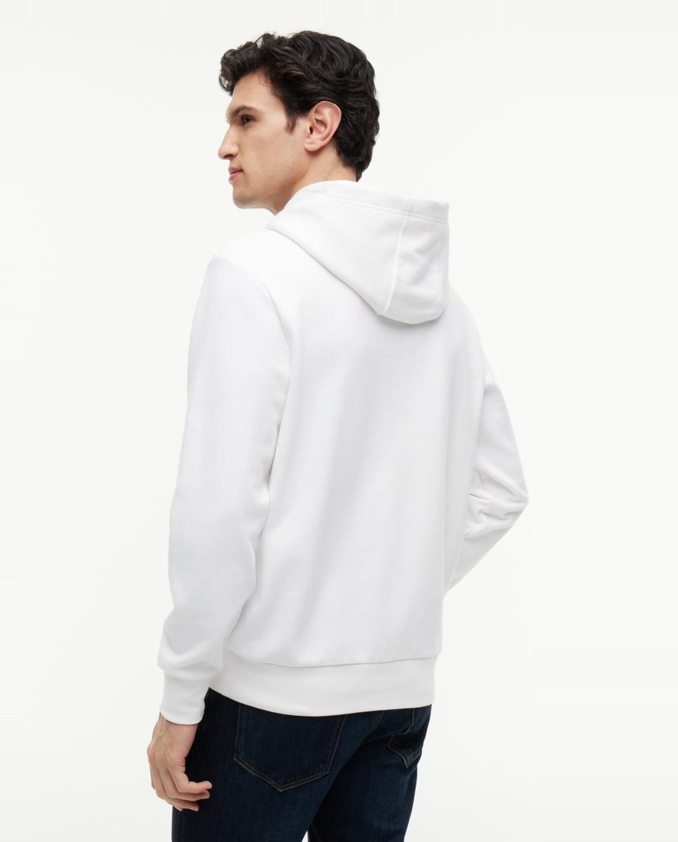 Sweatshirt com Capuz Branco-2