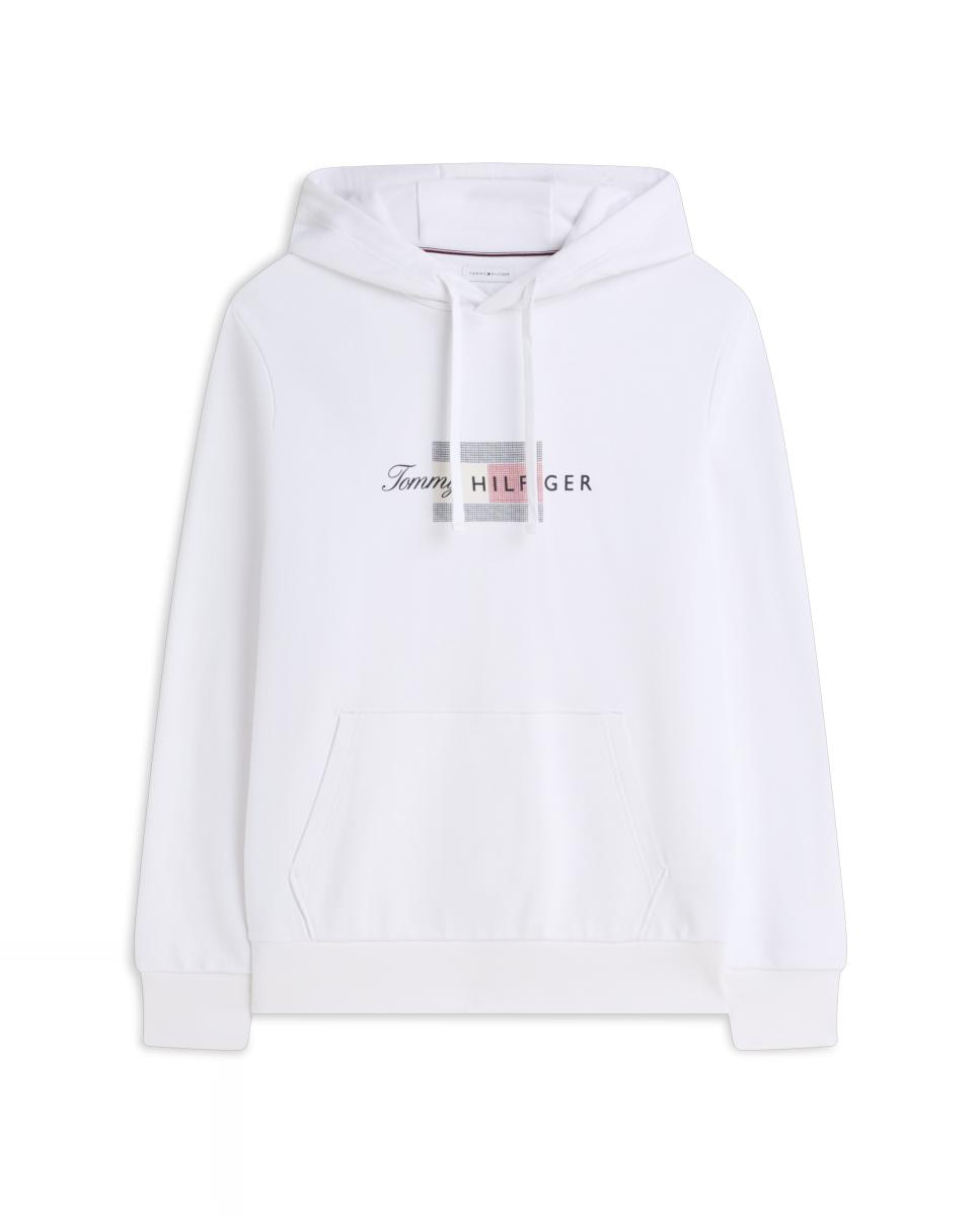 Sweatshirt com Capuz Branco-4