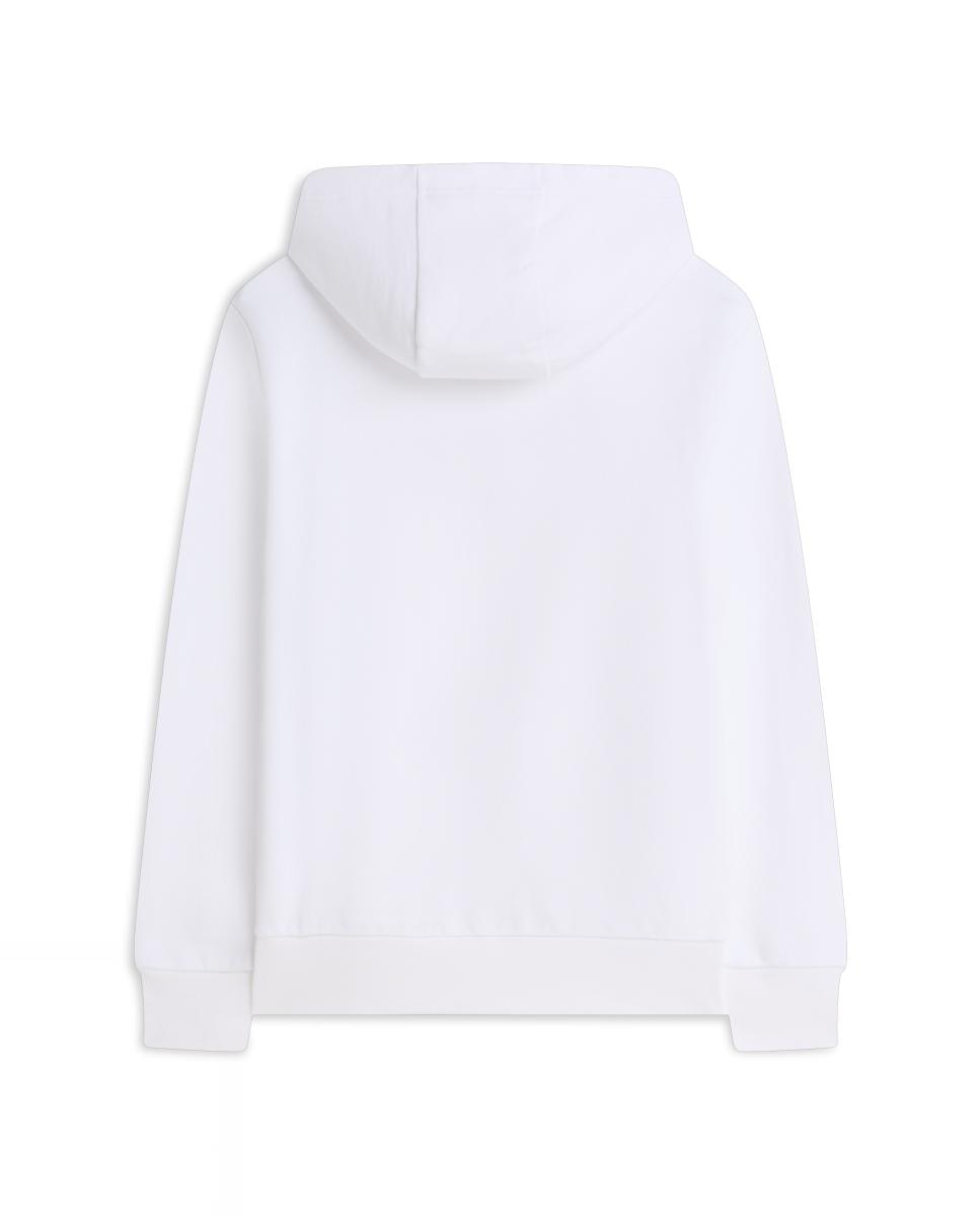 Sweatshirt com Capuz Branco-5