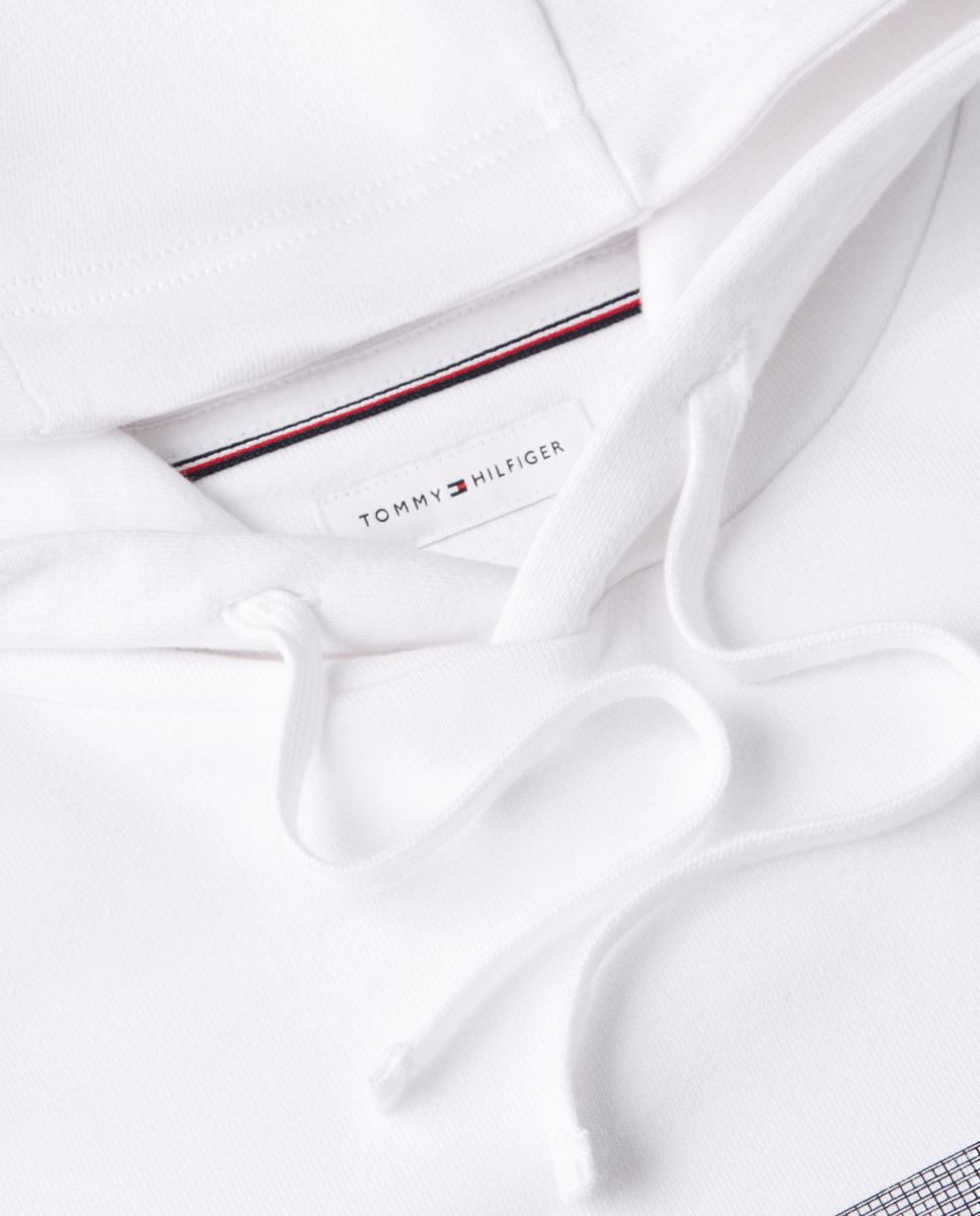 Sweatshirt com Capuz Branco-6