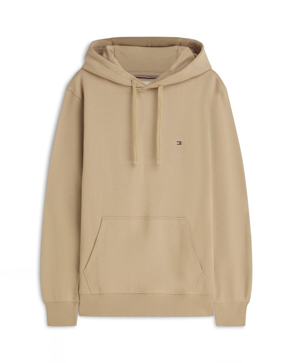 Sweatshirt Básica com Capuz Bege-4