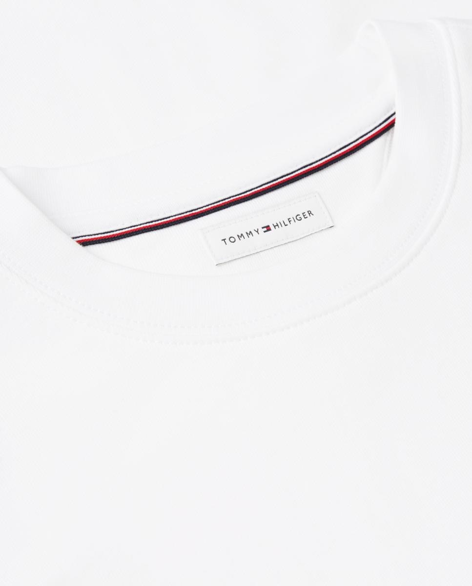 Sweatshirt com Gola Redonda Branco-6