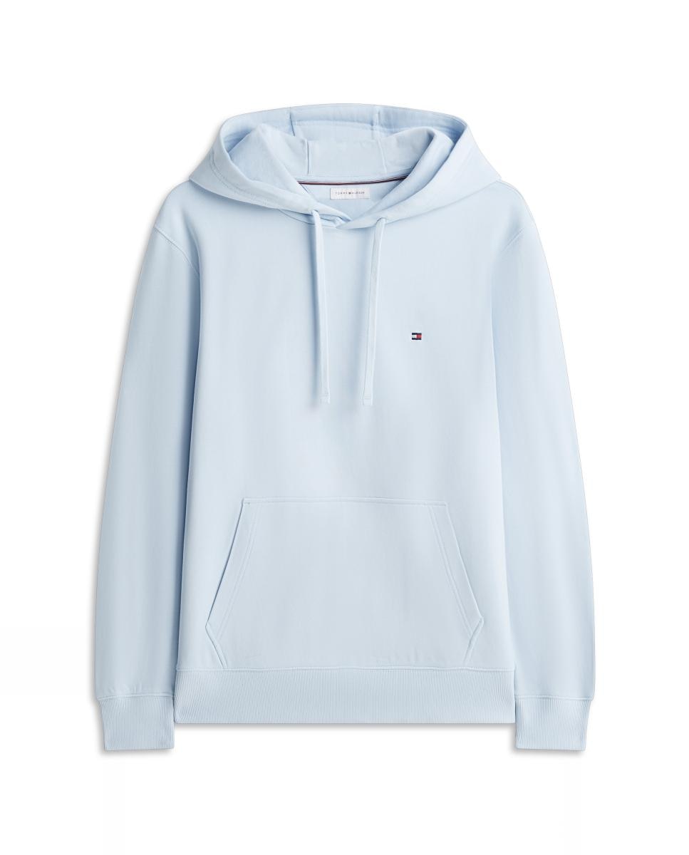 Sweatshirt Básica com Capuz Azul-celeste-5