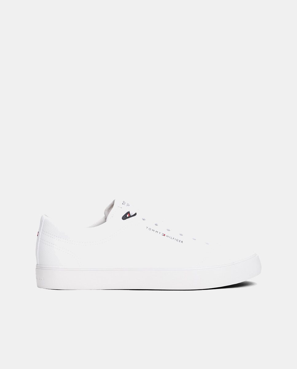 Sapatilhas Tipo Sneakers Lisas Branco-1