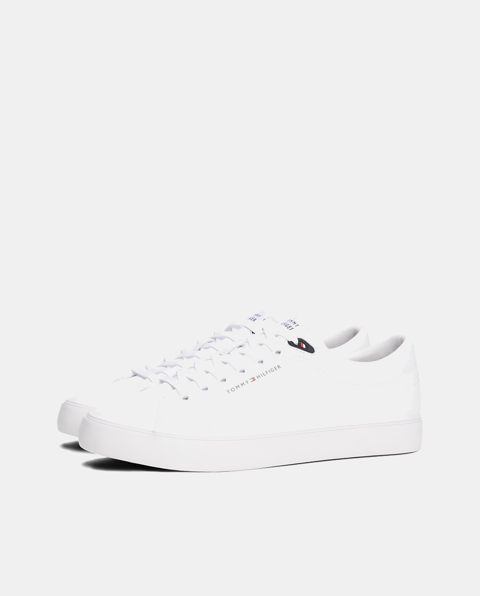 Sapatilhas Tipo Sneakers Lisas Branco-2