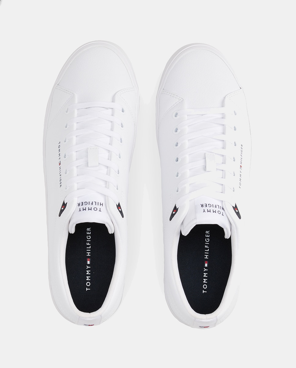 Sapatilhas Tipo Sneakers Lisas Branco-3