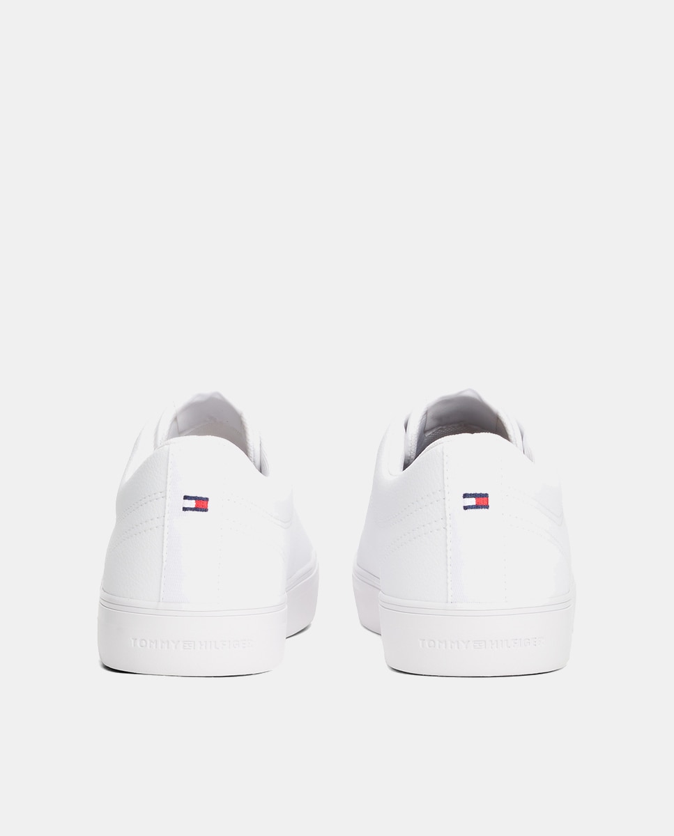 Sapatilhas Tipo Sneakers Lisas Branco-4