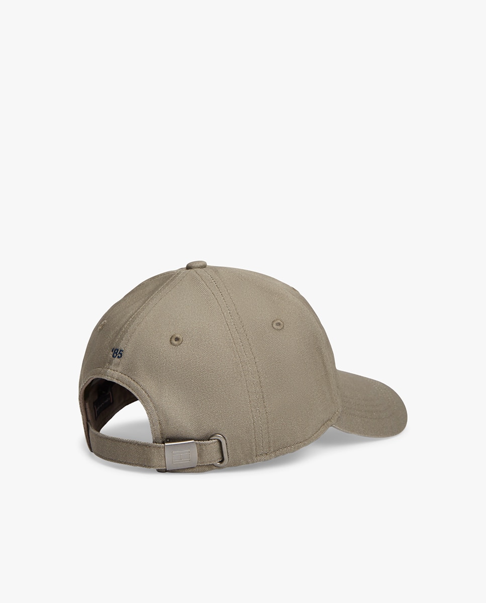 Boné de Algodão com Logótipo de Bandeira Bordada Natural-2