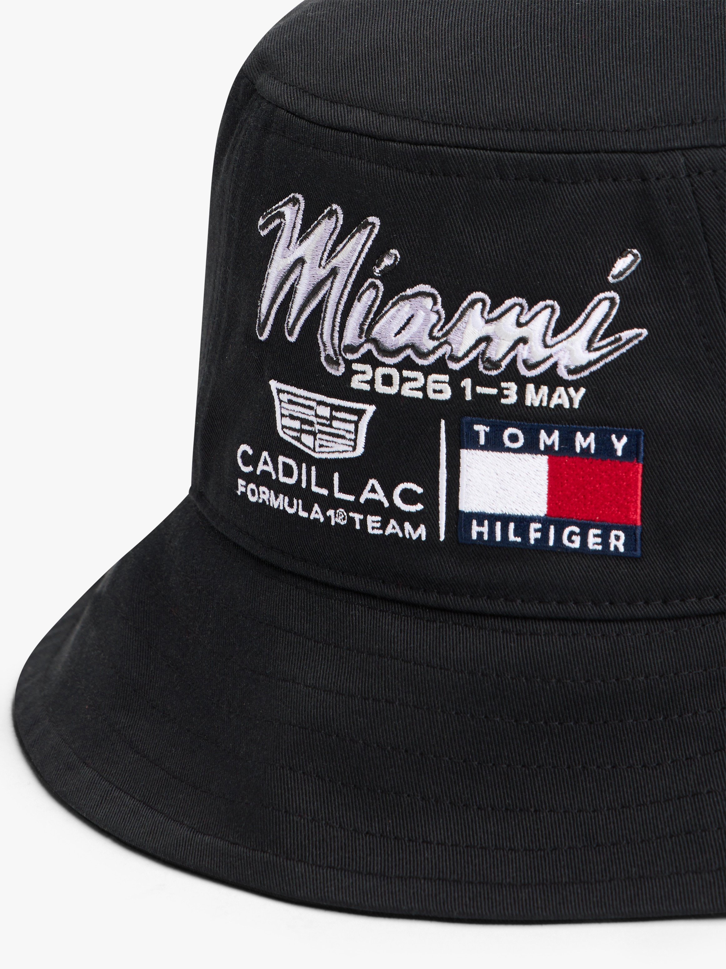 Chapéu Bucket da Cápsula Cadillac Preto-3