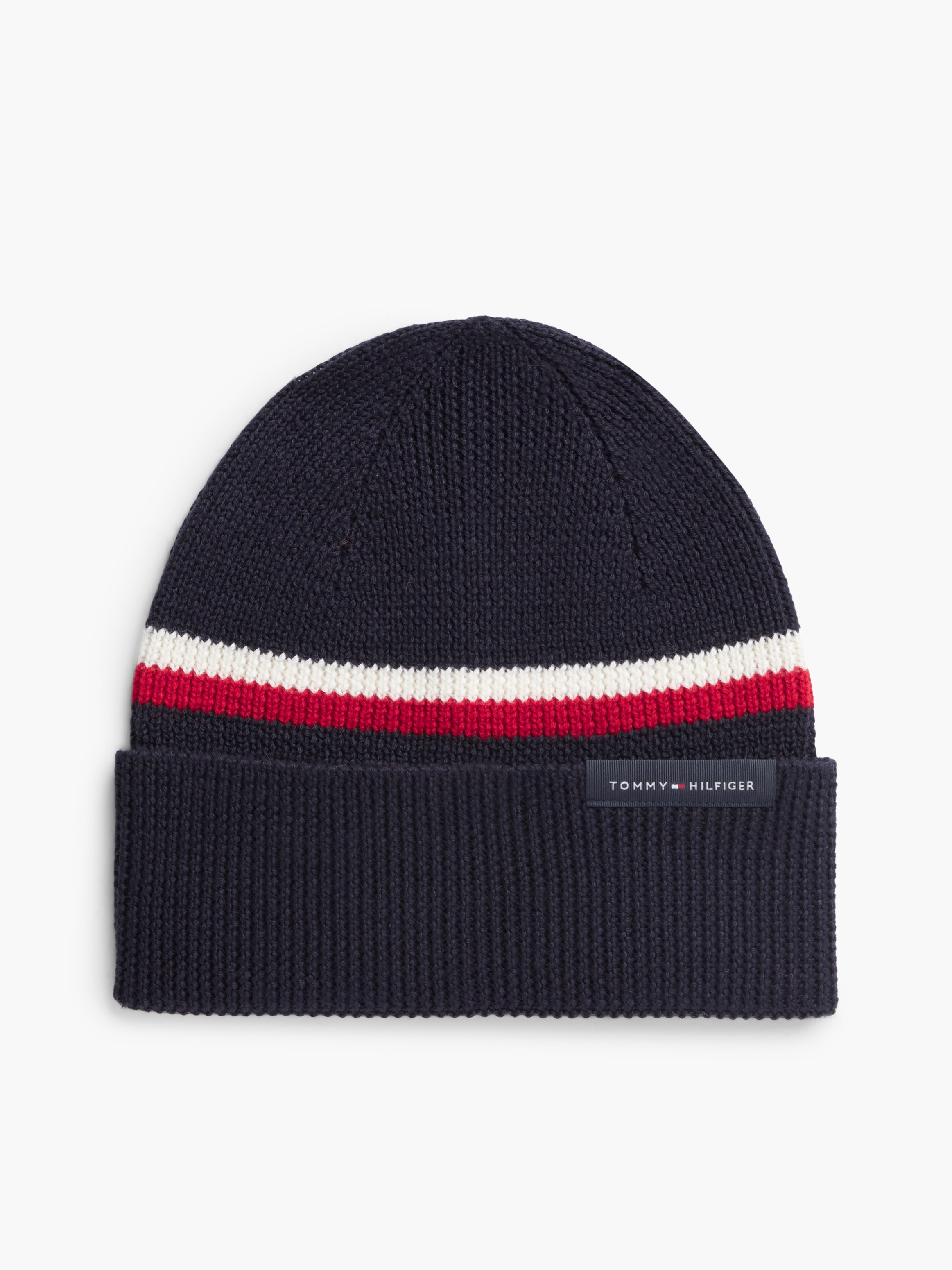 Imagen 1 de Gorro de caballero tipo beanie estampado Azul marino