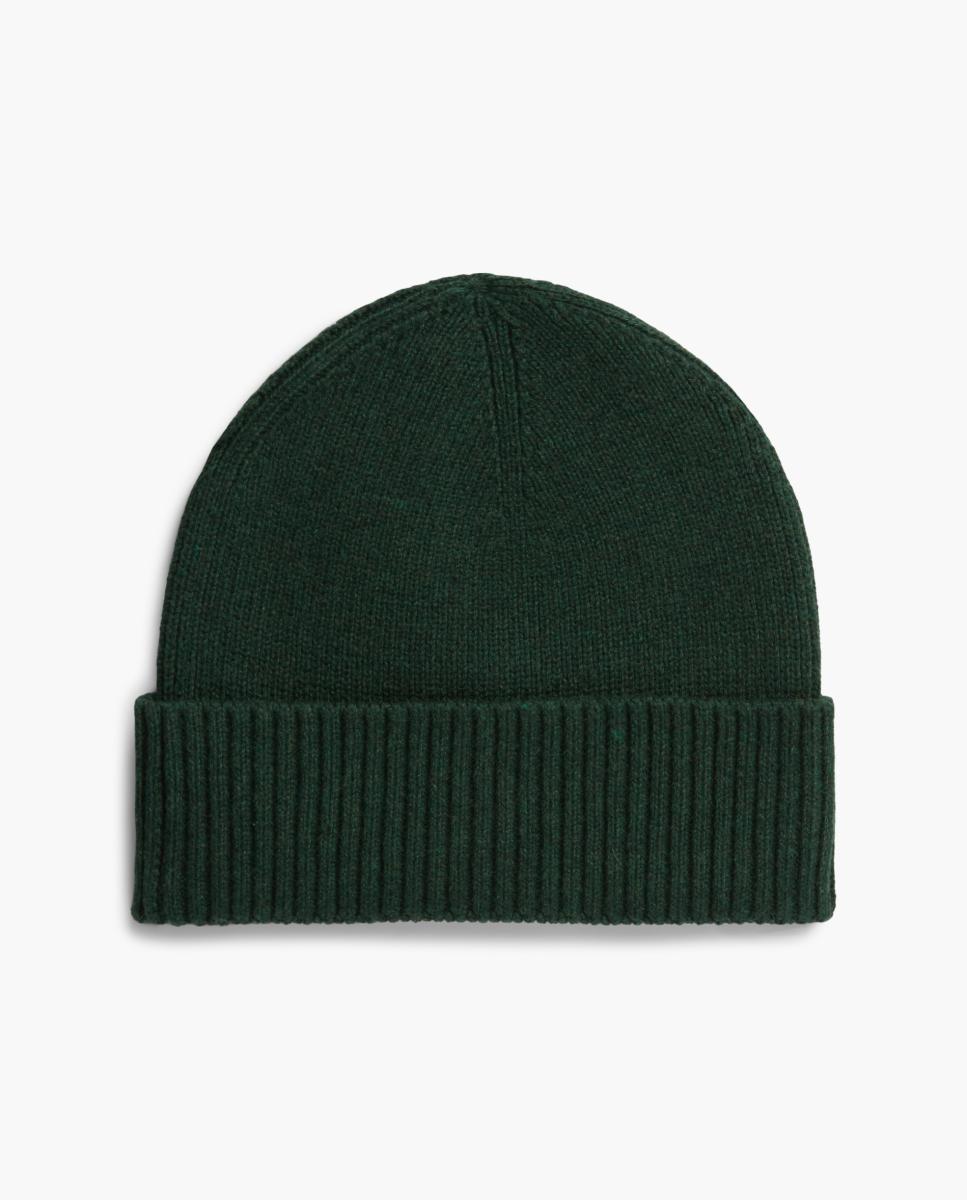Gorro Tipo Beanie Liso Verde-2