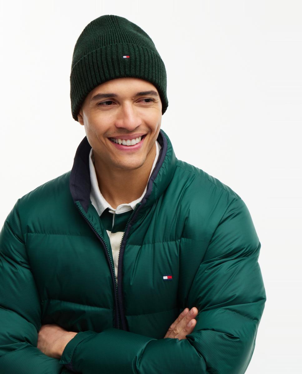 Gorro Tipo Beanie Liso Verde-4
