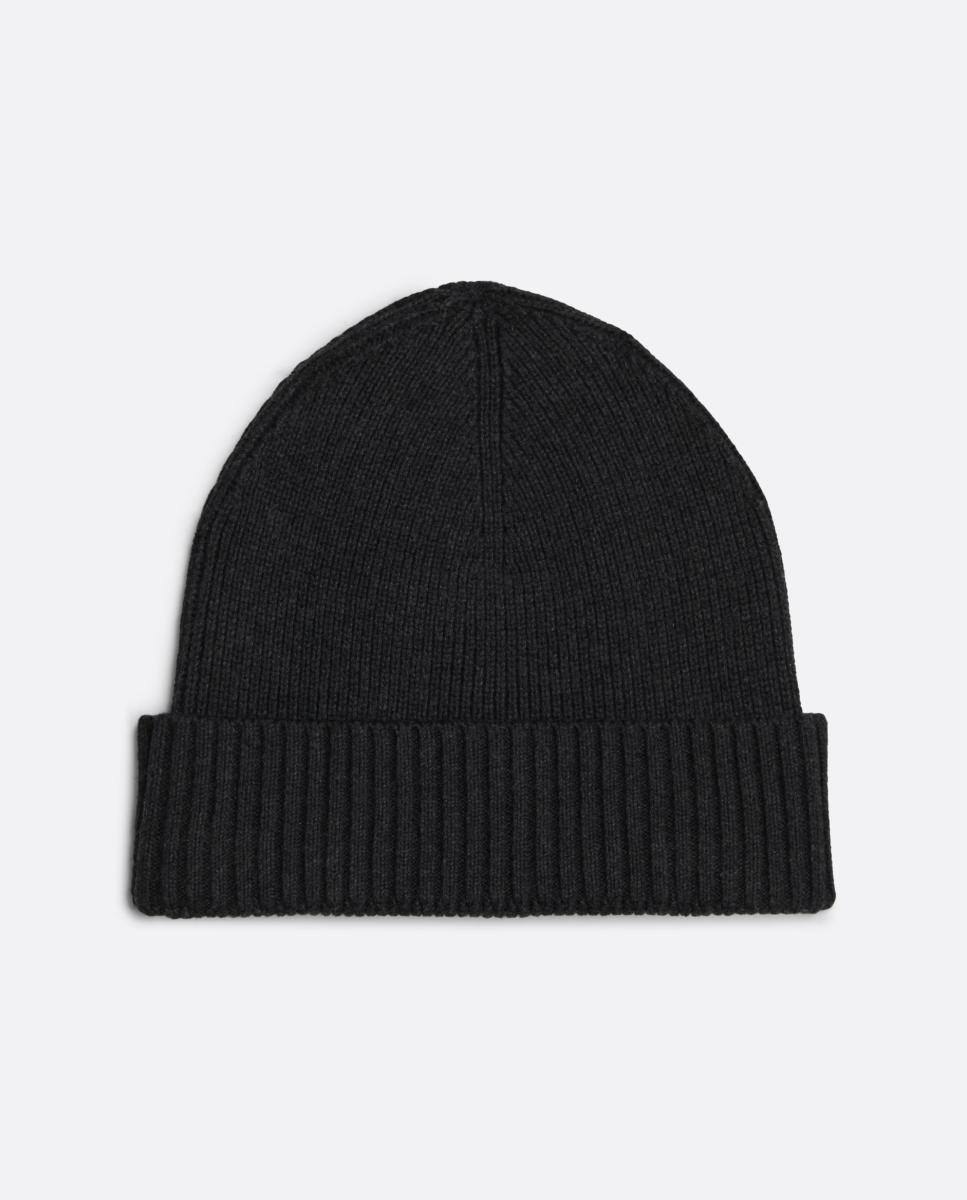 Gorro Liso Tipo Beanie Cinzento-2