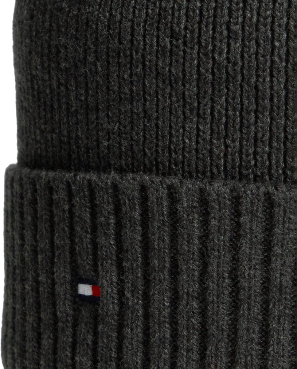 Gorro Liso Tipo Beanie Cinzento-3