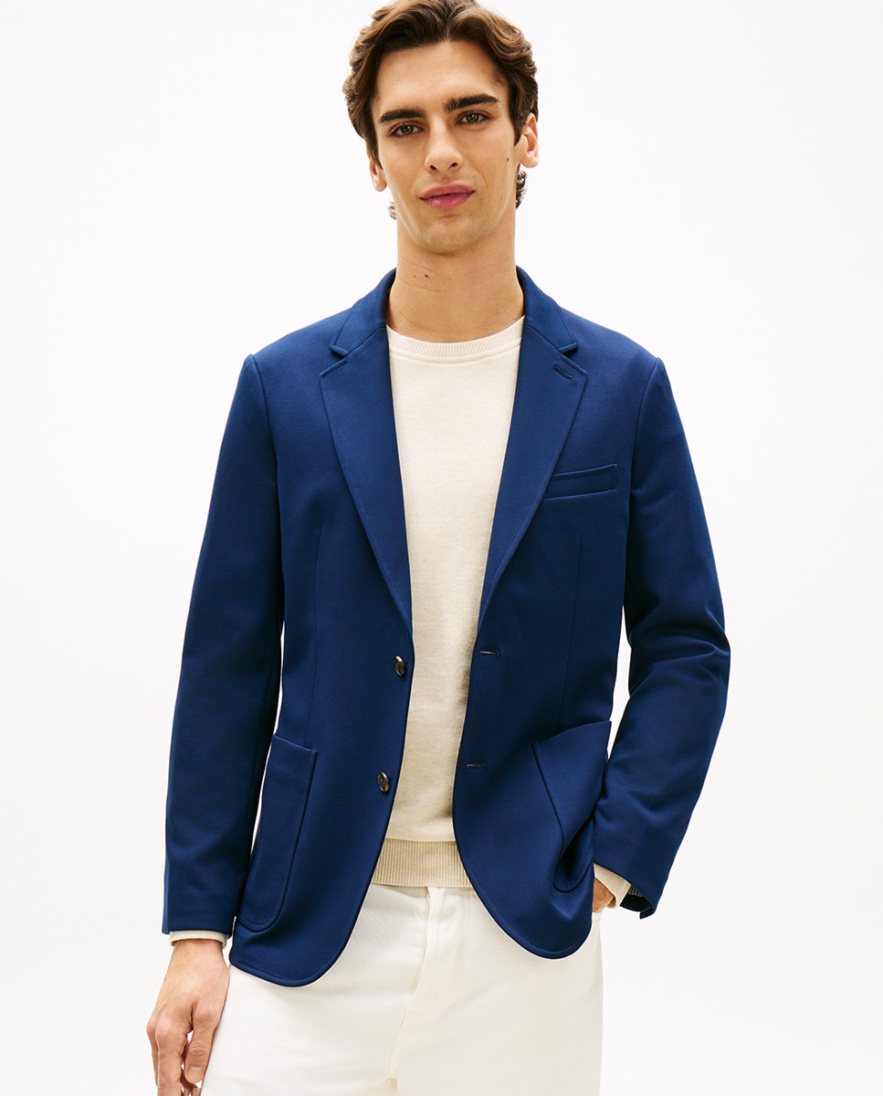Imagem 0 de Blazer de Malha Milano com Bolsos Laterais