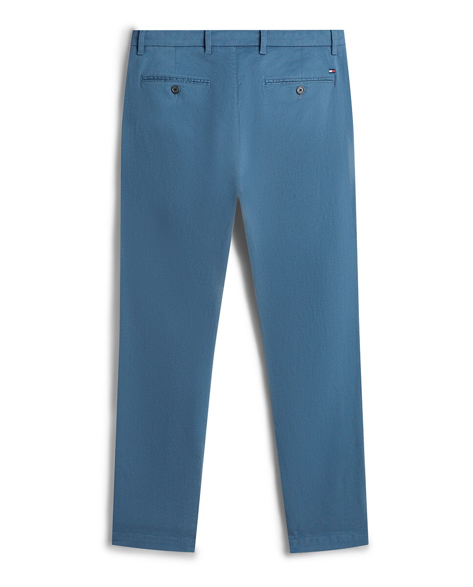 Calças Chino Slim Fit Bleecker Azul-índigo-6