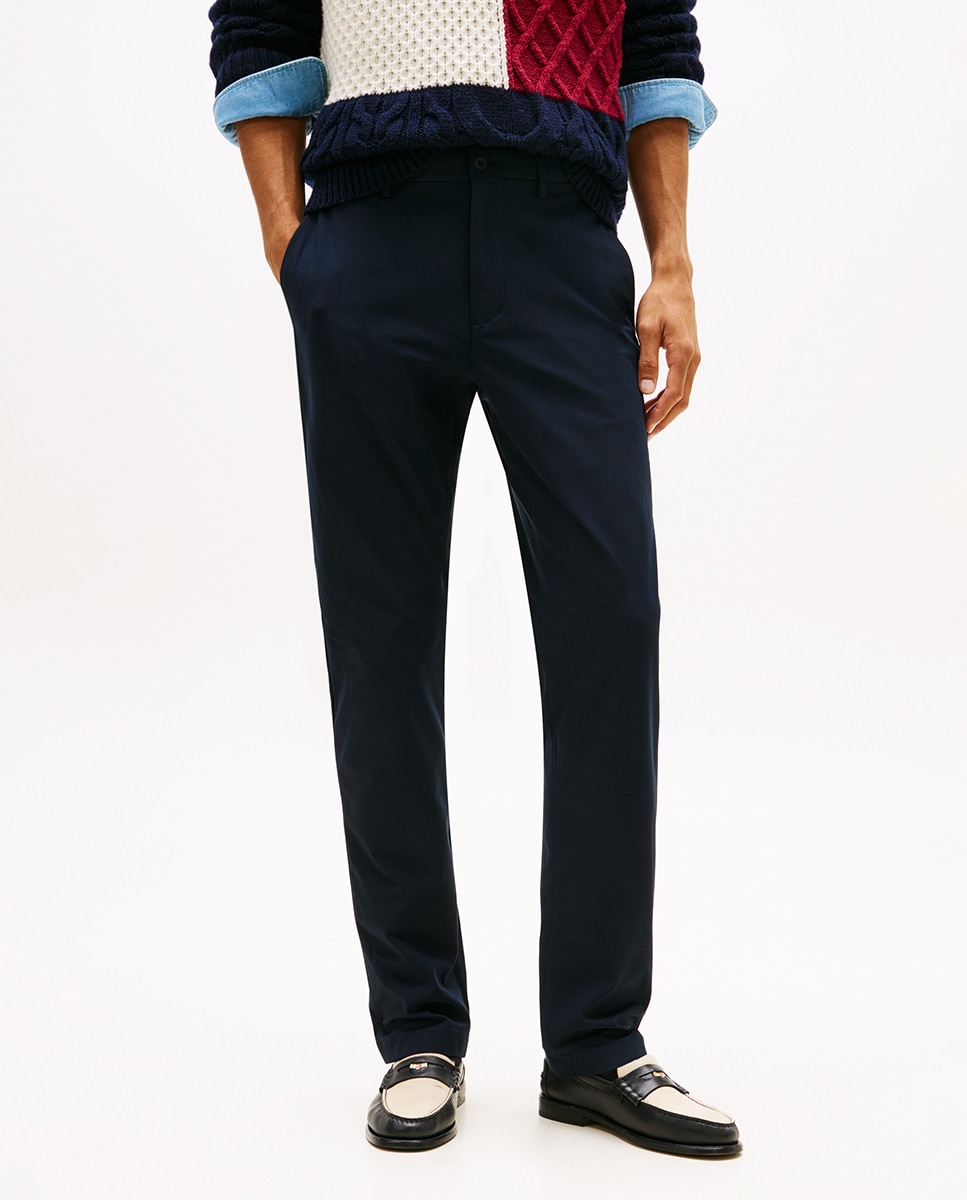 Pantalón de caballero técnico tipo chino - Tommy Hilfiger - Azul marino Azul marino-2