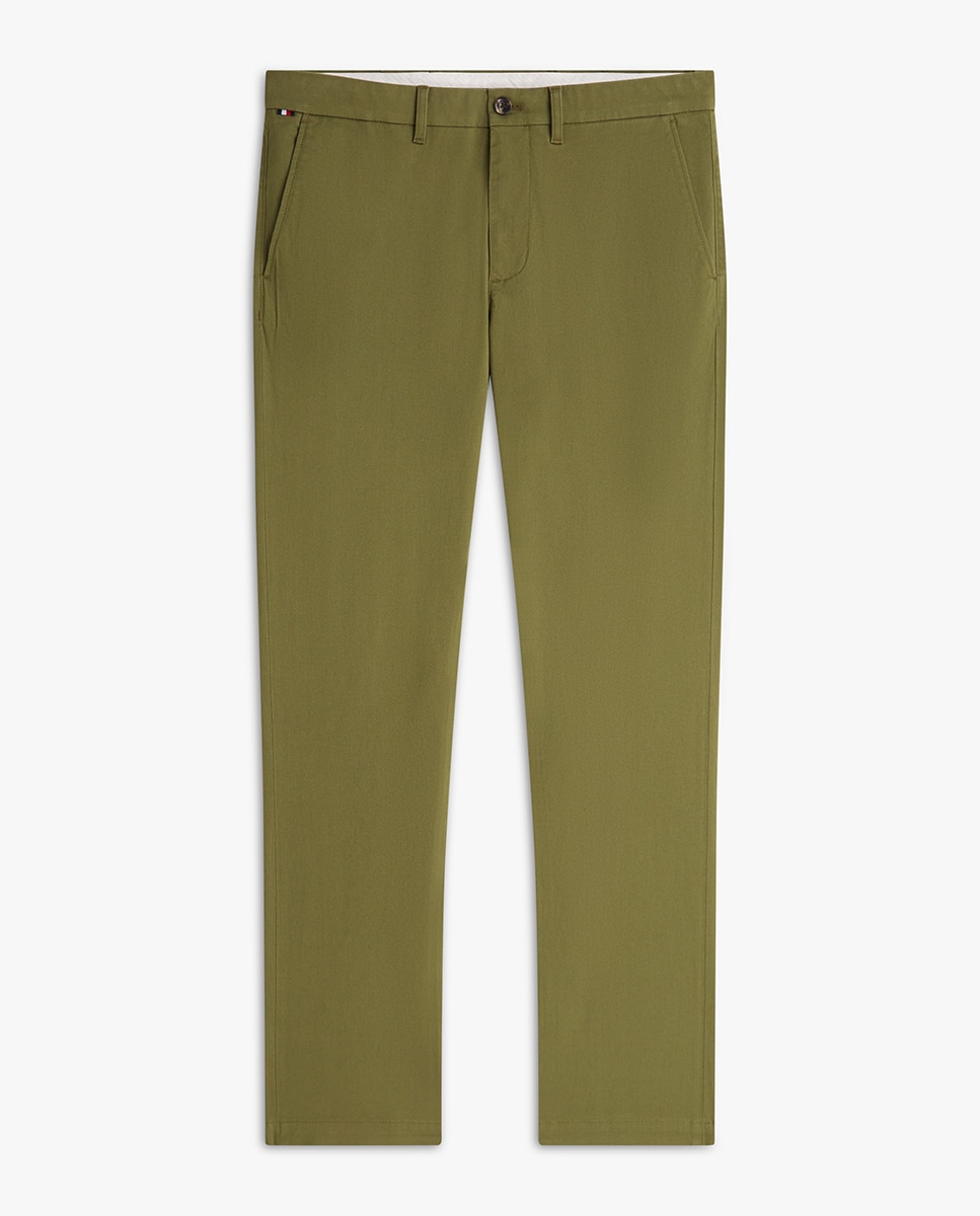 Calças Chino Slim Fit Bleecker Verde-militar-5