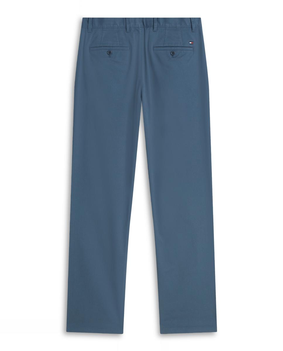 Calças Chino Clássicas Denton Slim Fit Azul-índigo-5