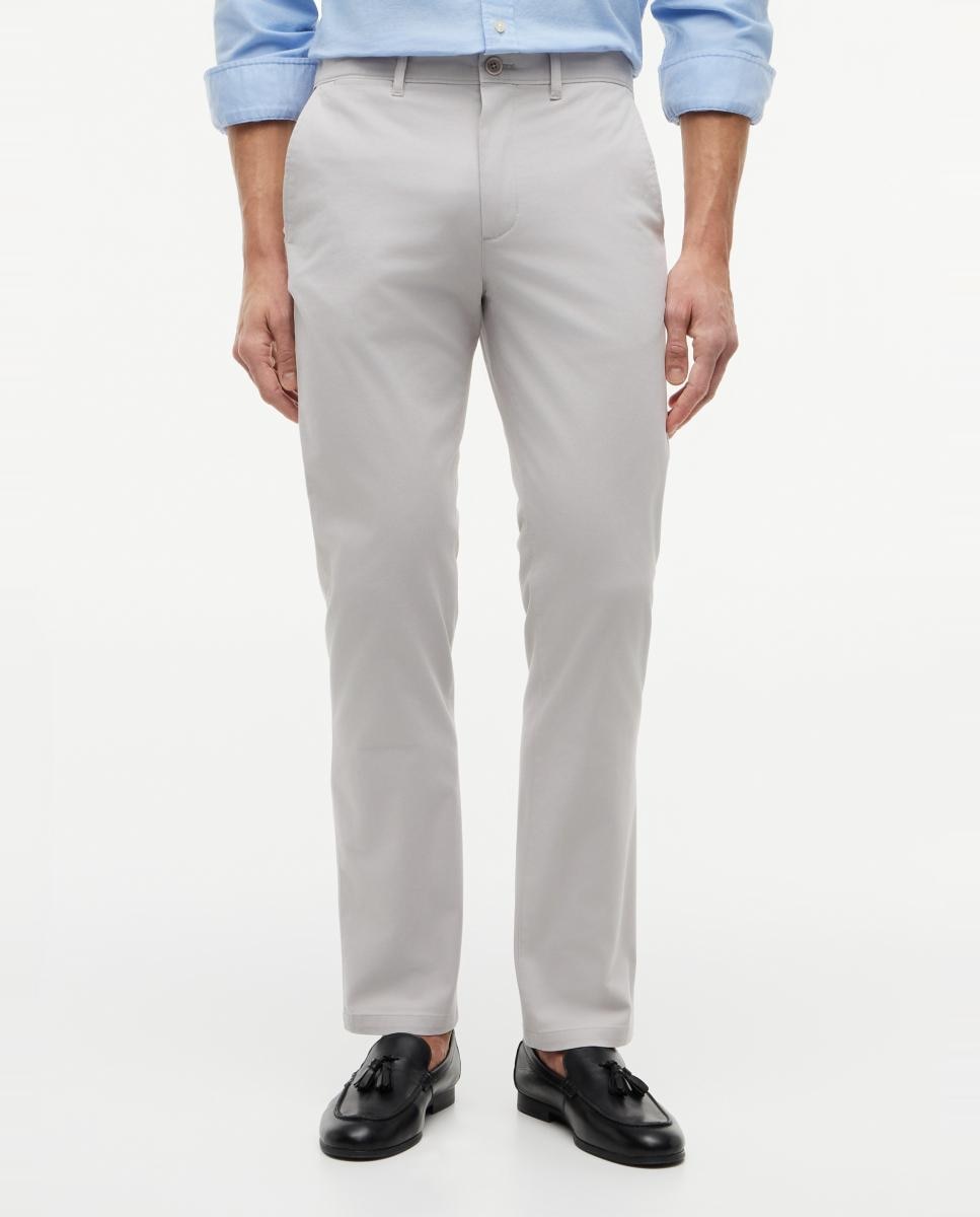 Calças Chino Clássicas Denton Slim Fit Cinzento-2
