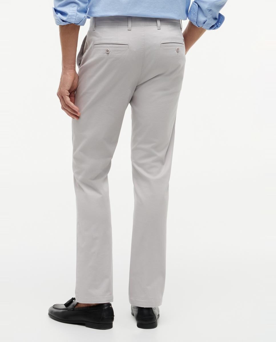 Calças Chino Clássicas Denton Slim Fit Cinzento-3