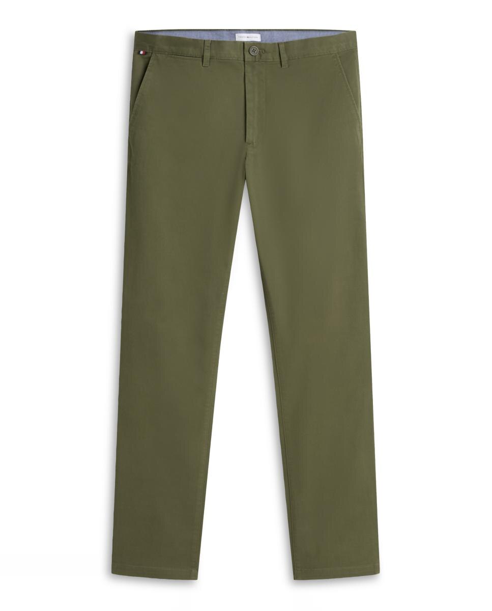 Pantalón chino clásico de caballero con fit Denton slim - Tommy Hilfiger - Verde militar Verde militar-7