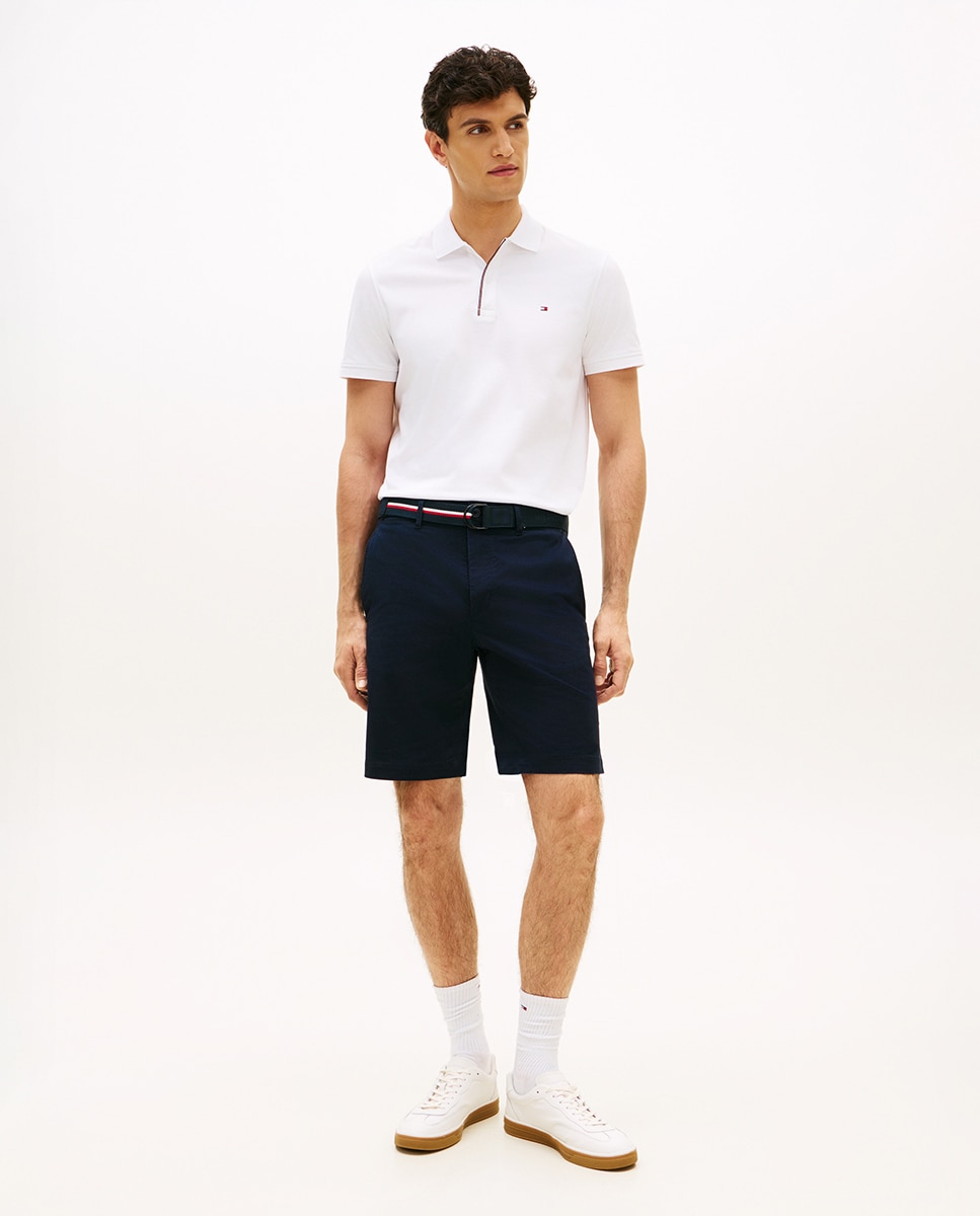 Bermuda de caballero lisa tipo chino - Tommy Hilfiger - Azul marino Azul marino-1